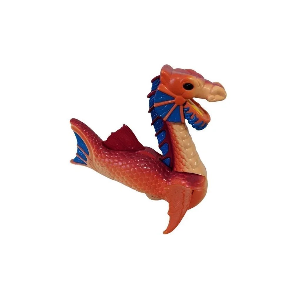 IMAGINEXT SEA SERPENT BEAST FISHER PRICE WATER DRAGON‎ ORANGE 7
